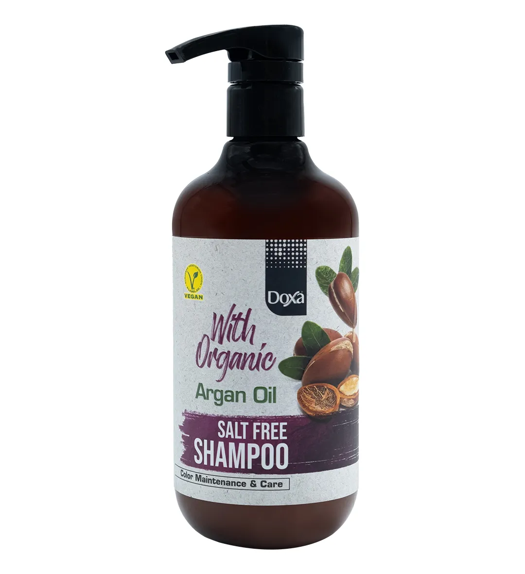 Doxa 500 Ml Salt Free Shampoo With Organic Argan Oil - Color Maintenance & Care