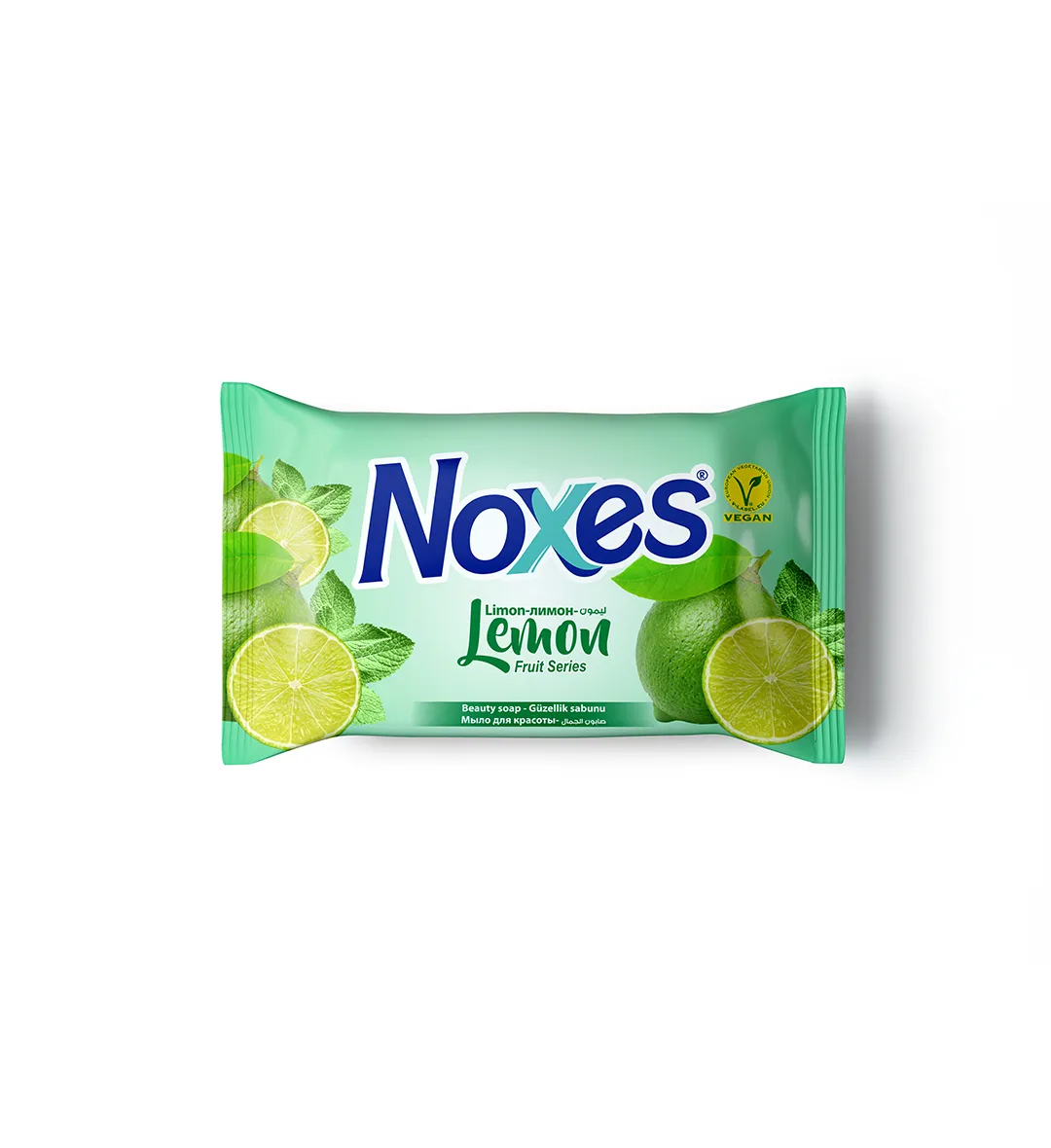 NOXES 150 GR SOAP FLOWPACK FRUIT SERIES LEMON