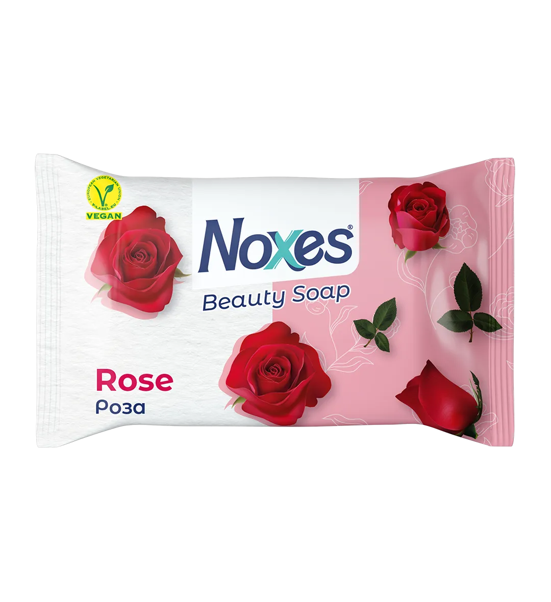 NOXES 125 GR SOAP FLOWPACK ROSE