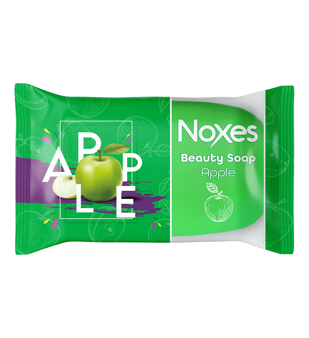 NOXES 90 GR SOAP FLOWPACK APPLE