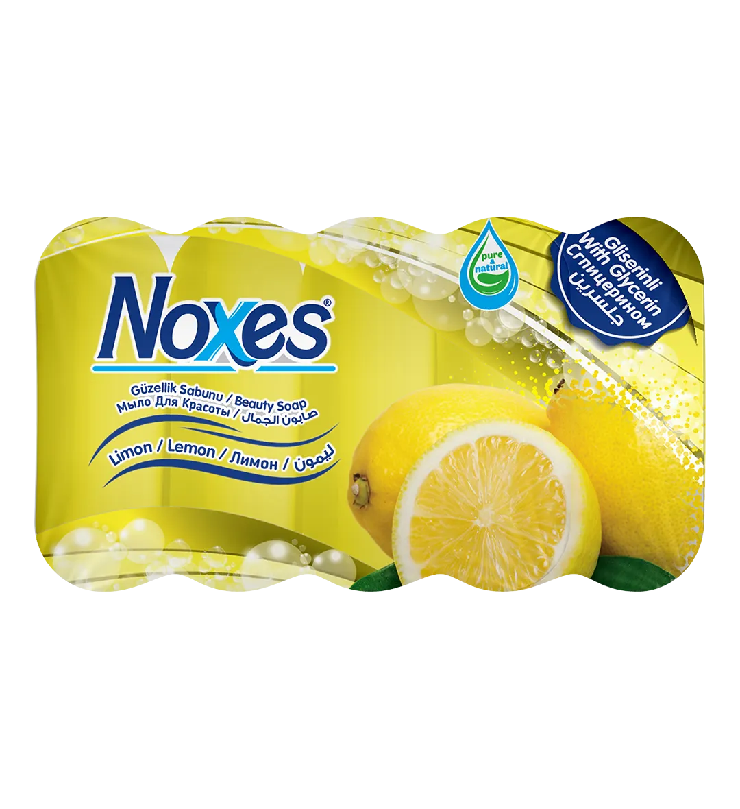 NOXES 75 GR X 4 SOAP ECOPACK LEMON