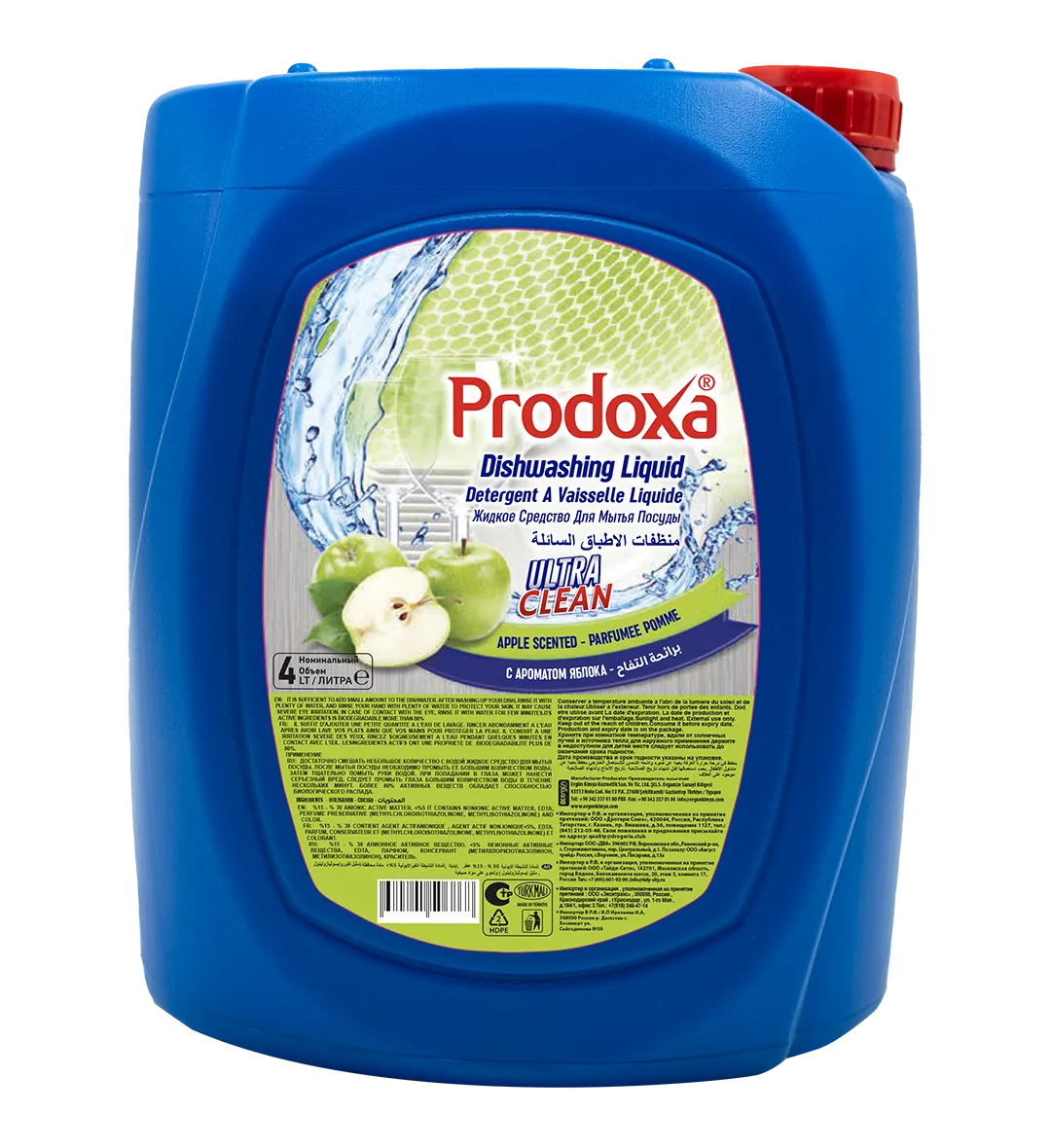 Prodoxa 4 L Liquid Diswashing Detergent Apple