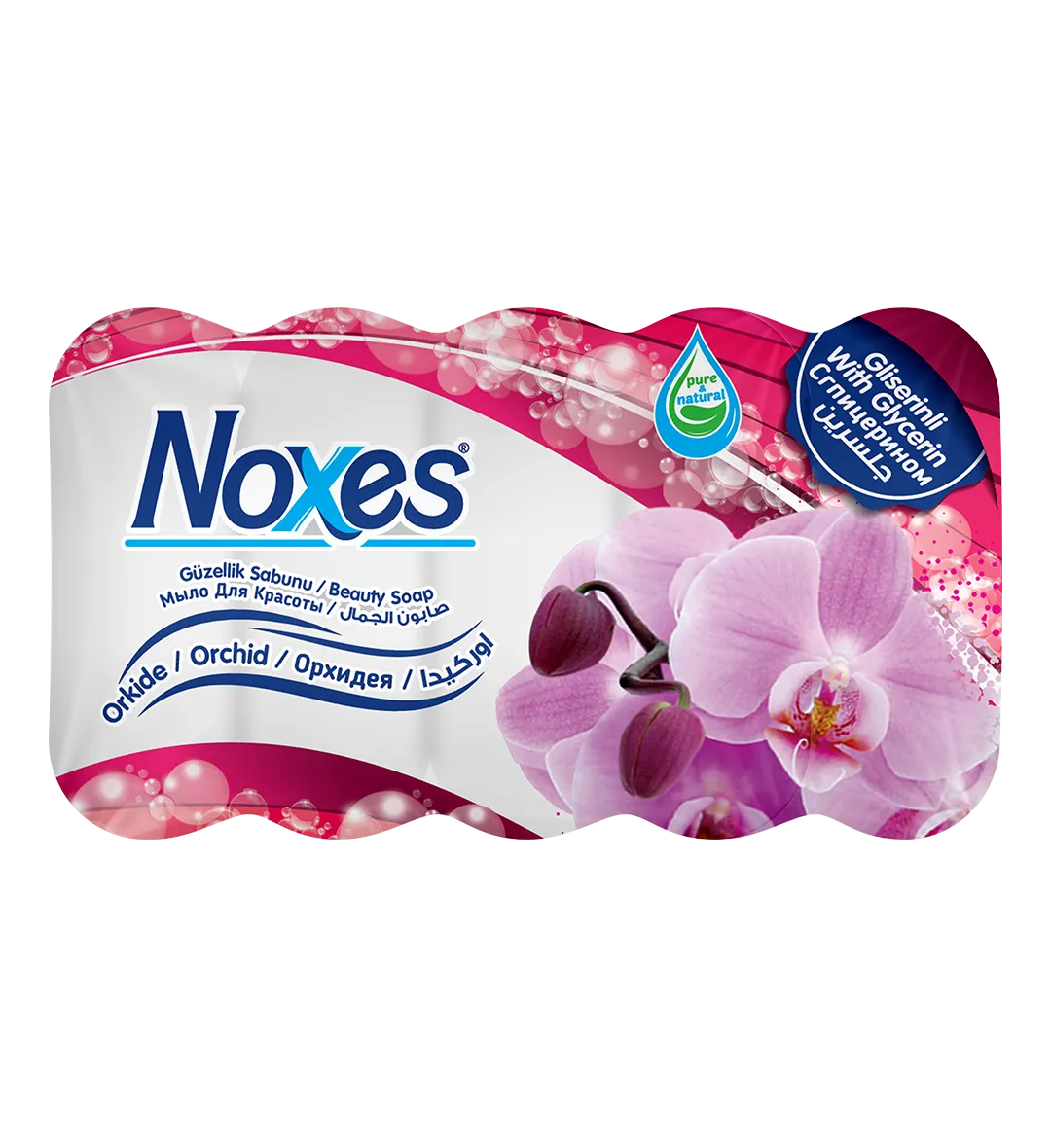 NOXES 75 GR X 4 SOAP ECOPACK ORCHID