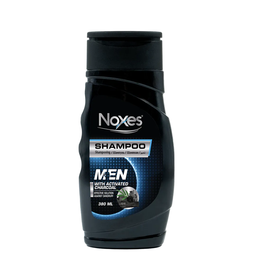 NOXES 380 ML SHAMPOO FOR MEN WITH ACTIVATED CHARCOAL