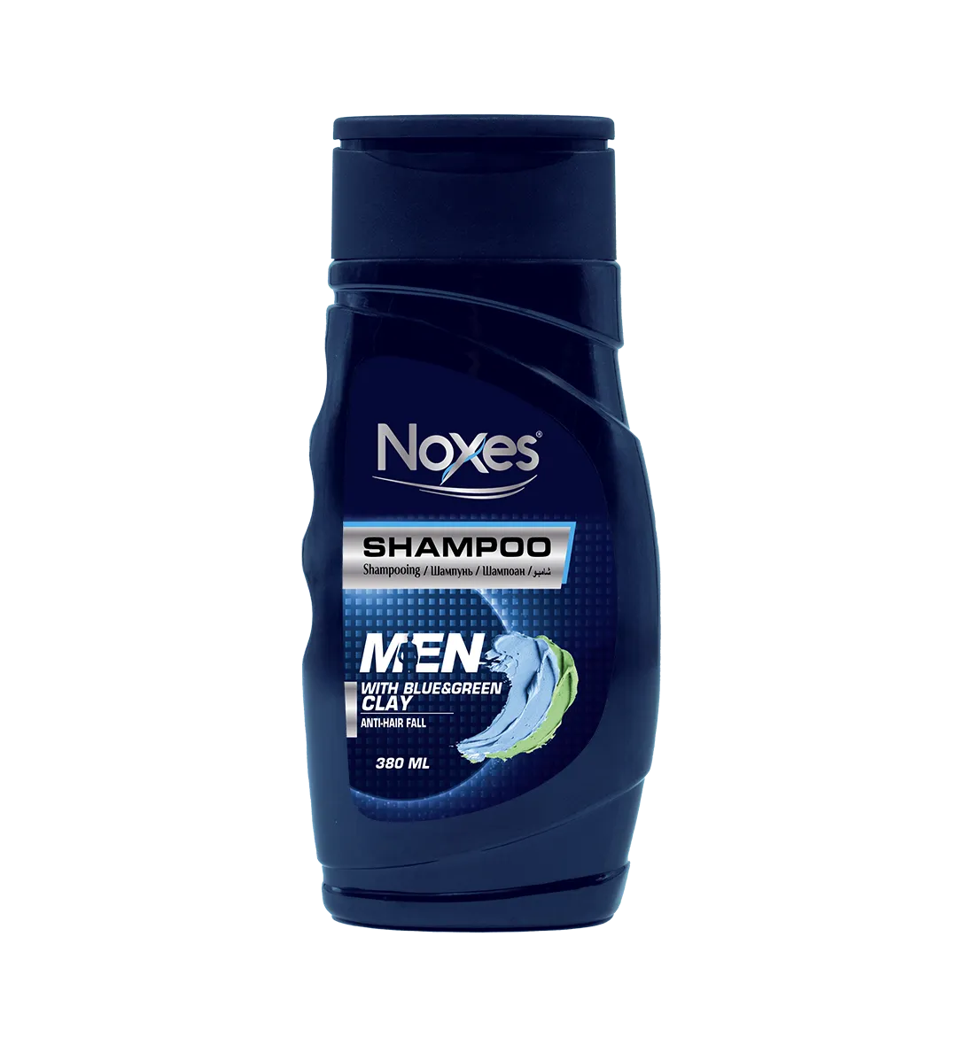 NOXES 380 ML SHAMPOO FOR MEN WITH BLUE&GREEN CLAY