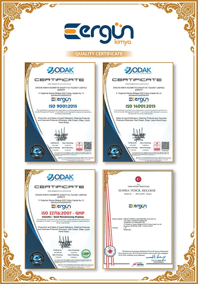 Quality Certificates
