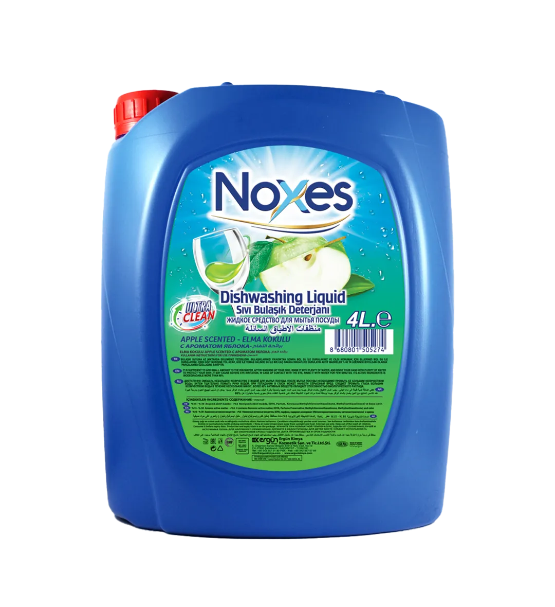 NOXES 4 LT LIQUID DISWASHING DETERGENT APPLE