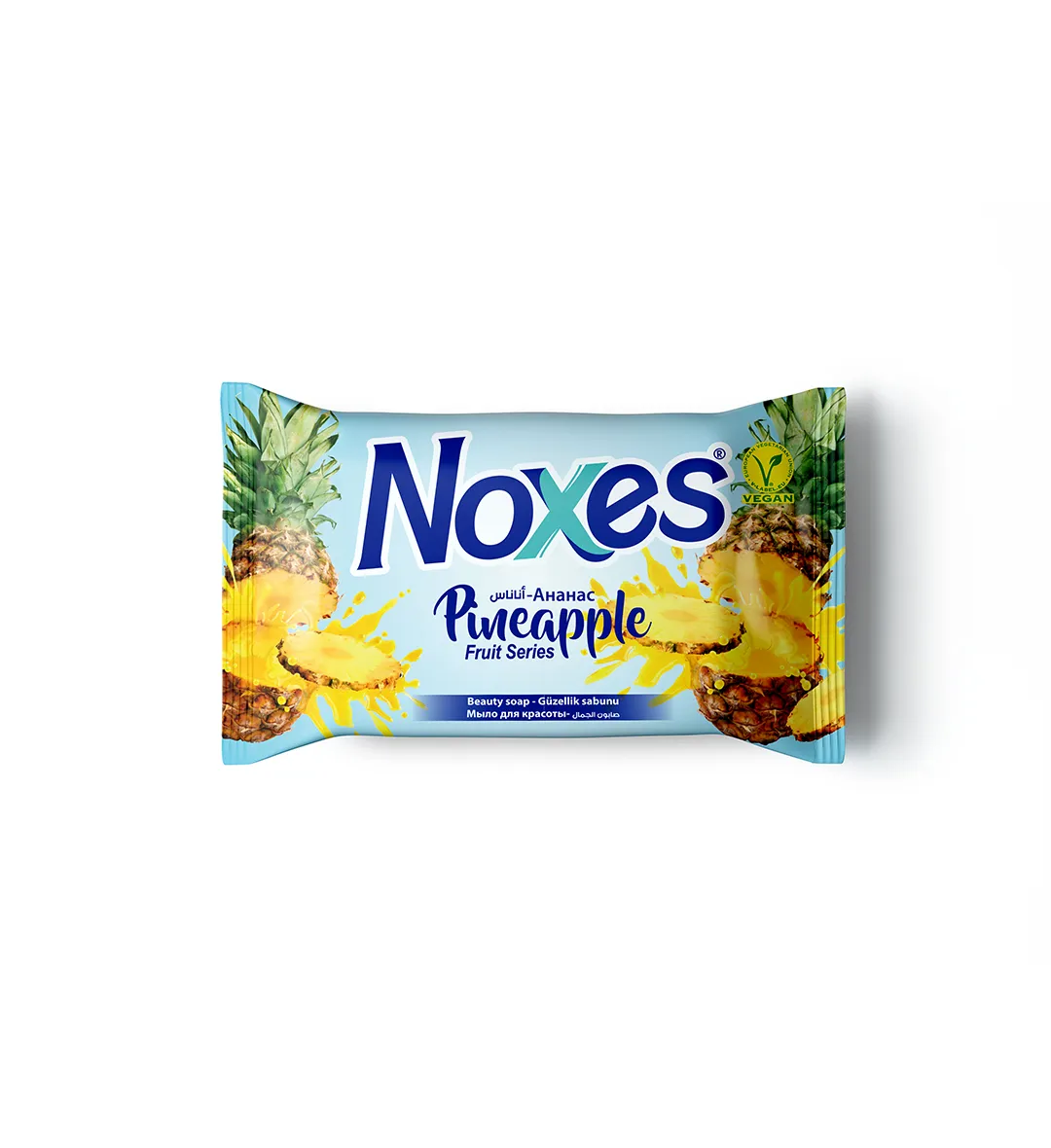 NOXES 150 GR SOAP FLOWPACK FRUIT SERIES PINEAPPLE