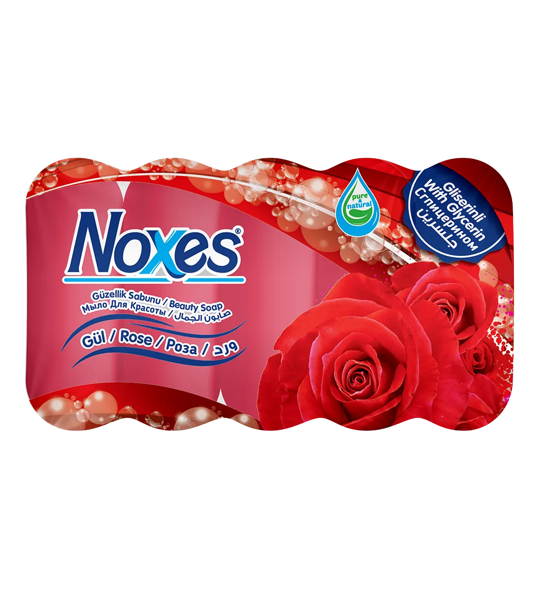 NOXES 75 GR X 4 SOAP ECOPACK ROSE
