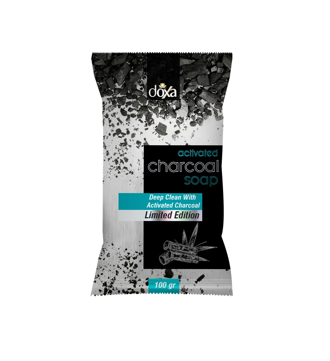 Doxa 100 Gr Soap Flowpack Limited Edition Activated Charcoal
